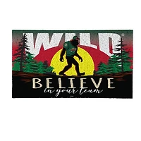 Minnesota Wild 28" x 16" Bigfoot Believe in Your Team Turf Door Mat