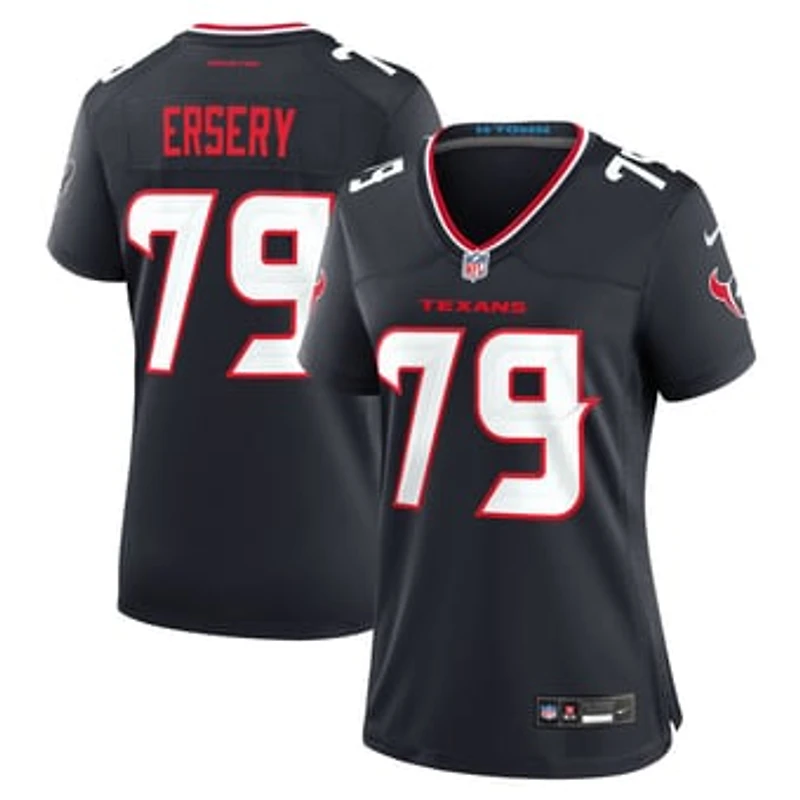 Women's Nike Aireontae Ersery  Navy Houston Texans Team Game Jersey
