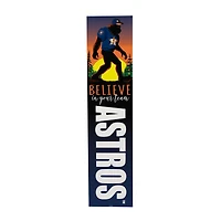 Houston Astros 46" x 11" Bigfoot Believe in Yourself Porch Leaner Wood Sign