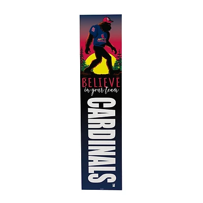 St. Louis Cardinals 46" x 11" Bigfoot Believe in Yourself Porch Leaner Wood Sign
