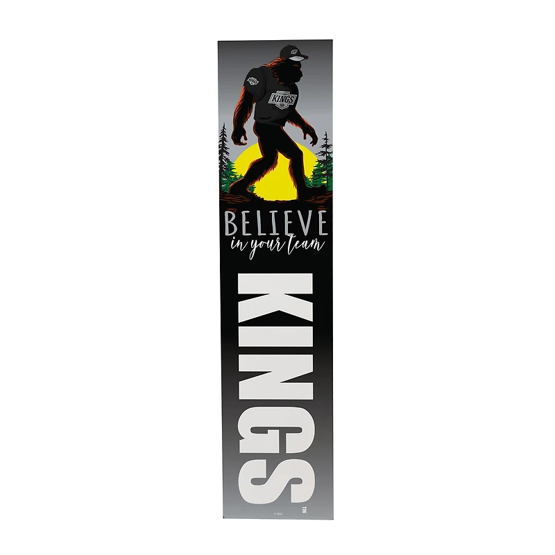 Los Angeles Kings 46" x 11" Bigfoot Believe in Yourself Porch Leaner Wood Sign