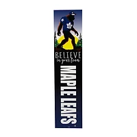 Toronto Maple Leafs 46" x 11" Bigfoot Believe in Yourself Porch Leaner Wood Sign