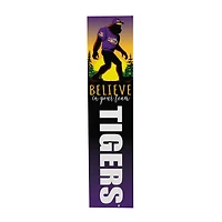 LSU Tigers 46" x 11" Bigfoot Believe in Yourself Porch Leaner Wood Sign