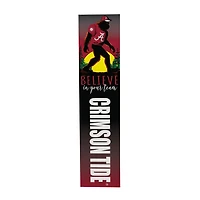 Alabama Crimson Tide 46" x 11" Bigfoot Believe in Yourself Porch Leaner Wood Sign