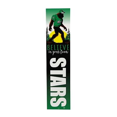 Dallas Stars 46" x 11" Bigfoot Believe in Yourself Porch Leaner Wood Sign