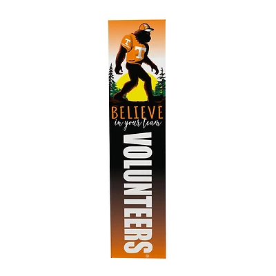 Tennessee Volunteers 46" x 11" Bigfoot Believe in Yourself Porch Leaner Wood Sign