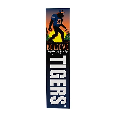 Detroit Tigers 46" x 11" Bigfoot Believe in Yourself Porch Leaner Wood Sign