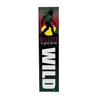 Minnesota Wild 46" x 11" Bigfoot Believe in Yourself Porch Leaner Wood Sign
