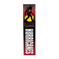 Carolina Hurricanes 46" x 11" Bigfoot Believe in Yourself Porch Leaner Wood Sign