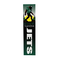 New York Jets 46" x 11" Bigfoot Believe in Yourself Porch Leaner Wood Sign