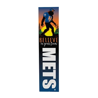 New York Mets 46" x 11" Bigfoot Believe in Yourself Porch Leaner Wood Sign