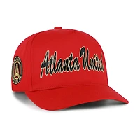 Men's '47  Red Atlanta United FC Brushmark Hitch Adjustable Hat