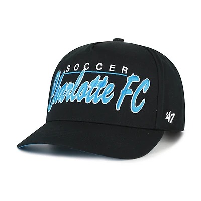 Men's '47  Black Charlotte FC Brushmark Hitch Adjustable Hat