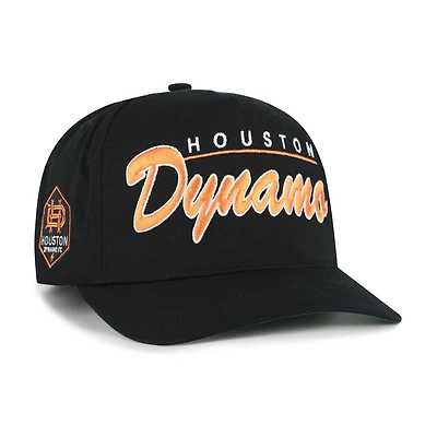 Men's '47  Black Houston Dynamo FC Brushmark Hitch Adjustable Hat