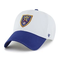 Men's '47  White Real Salt Lake Two-Tone Clean Up Adjustable Hat