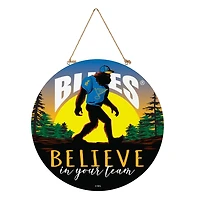 St. Louis Blues 18" Bigfoot "Believe in Yourself" Team Logo Wood Round Door Sign