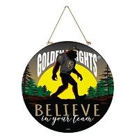 Vegas Golden Knights 18" Bigfoot "Believe in Yourself" Team Logo Wood Round Door Sign