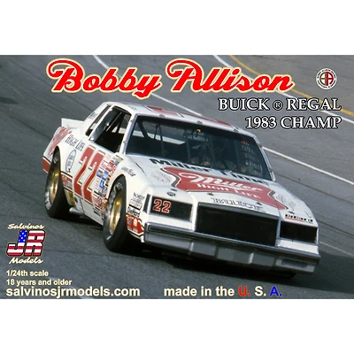 Salvinos JR Models  Bobby Allison 1:24 Model Car Kit