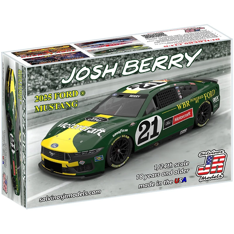 Salvinos JR Models  Josh Berry 1:24 Model Car Kit