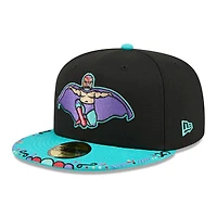 Men's New Era  Black/Light Blue Lynchburg Hillcats 2026 Copa De La Diversion 59FIFTY Fitted Hat