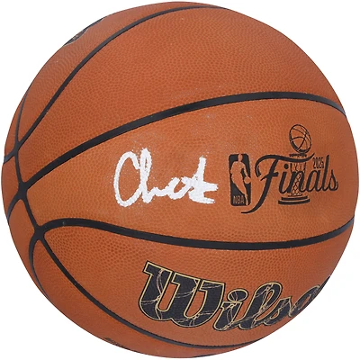 Chet Holmgren Oklahoma City Thunder Autographed Wilson 2025 NBA Finals Official Game Basketball