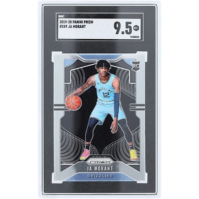 Ja Morant Memphis Grizzlies 2019-20 Panini Prizm #249 SGC Authenticated 9.5 Rookie Card