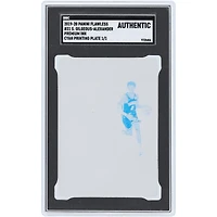 Shai Gilgeous-Alexander Oklahoma City Thunder 2019-20 Panini Flawless Cyan Printing Plate #31 #1/1 SGC Authenticated Auth Card