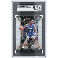 Shai Gilgeous-Alexander LA Clippers 2018-19 Panini Select #7 SGC Authenticated 9.5 Rookie Card