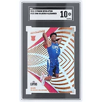 Shai Gilgeous-Alexander LA Clippers 2018-19 Panini Revolution #103 SGC Authenticated 10 Rookie Card