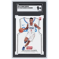 Shai Gilgeous-Alexander LA Clippers 2018-19 Panini Threads #111 SGC Authenticated 9 Rookie Card