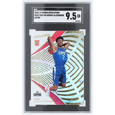 Shai Gilgeous-Alexander LA Clippers 2018-19 Panini Revolution Astro #103 SGC Authenticated 9.5 Rookie Card