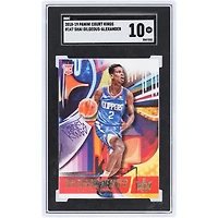 Shai Gilgeous-Alexander LA Clippers 2018-19 Panini Court Kings #147 SGC Authenticated 10 Rookie Card