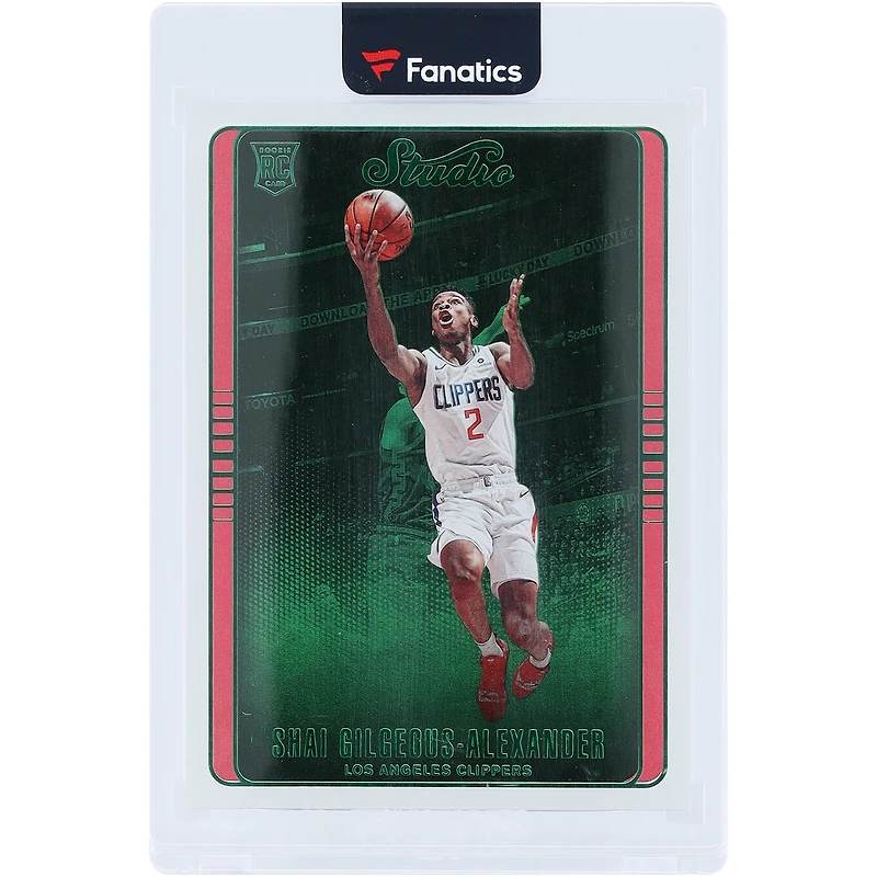 Shai Gilgeous-Alexander LA Clippers 2018-19 Panini Chronicles Studio Green #300 Rookie Card