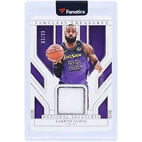 LeBron James Los Angeles Lakers 2024-25 Panini National Treasures Game-Used Relic #TTM-LBJ #63/99 Card