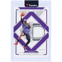 LeBron James Los Angeles Lakers 2024-25 Panini National Treasures Game-Used Relic #TT-LBJ #69/99 Card