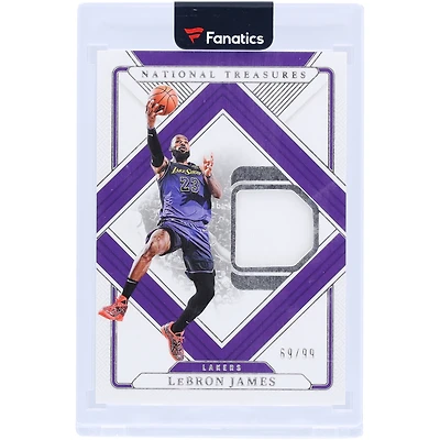 LeBron James Los Angeles Lakers 2024-25 Panini National Treasures Game-Used Relic #TT-LBJ #69/99 Card