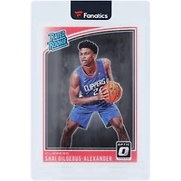 Shai Gilgeous-Alexander LA Clippers 2018-19 Panini Donruss Optic #162 Rookie Card