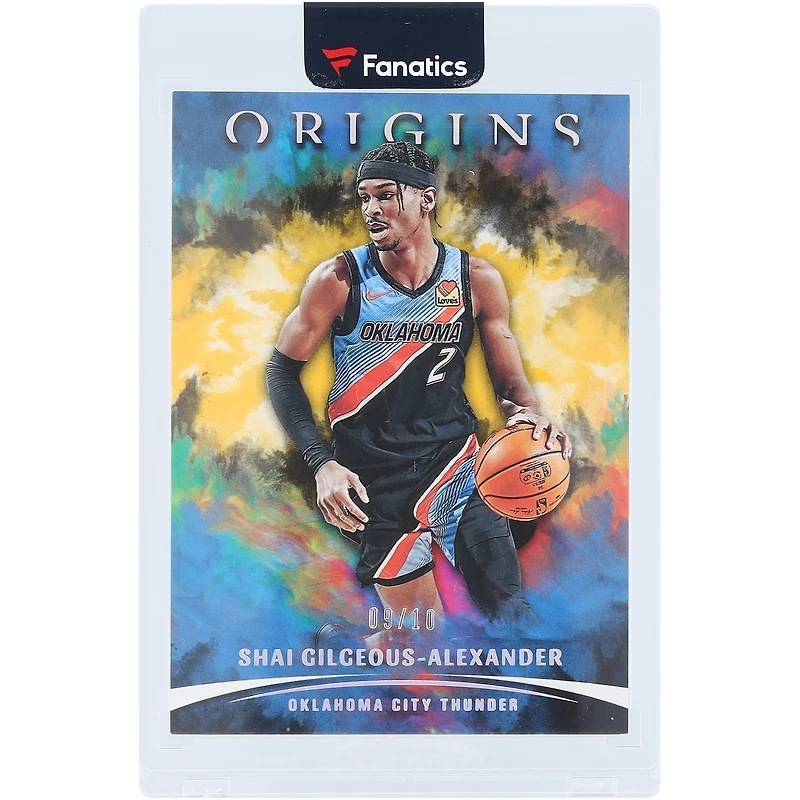 Shai Gilgeous-Alexander Oklahoma City Thunder 2021-22 Panini Origins Gold #36 #9/10 Card