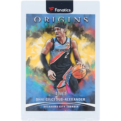 Shai Gilgeous-Alexander Oklahoma City Thunder 2021-22 Panini Origins Gold #36 #9/10 Card