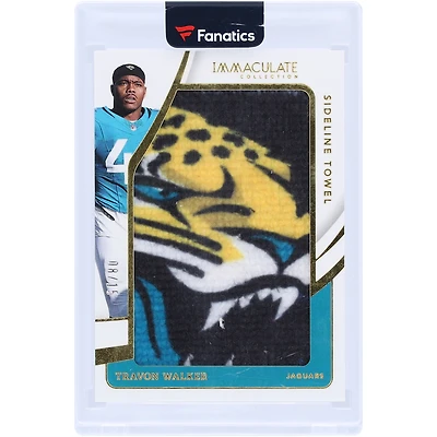 Travon Walker Jacksonville Jaguars 2024 Panini Immaculate Sideline Towel Relic #ST-TWR #8/15 Card