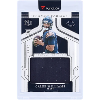 Caleb Williams Chicago Bears 2024 Panini National Treasures Jumbo Relic #FF-CWS #29/49 Rookie Card