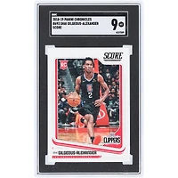 Shai Gilgeous-Alexander LA Clippers 2018-19 Panini Chronicles Score #693 SGC Authenticated 9 Rookie Card