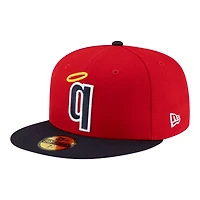 Men's New Era  Red/Navy Rancho Cucamonga Quakes Authentic Collection 59FIFTY Fitted Hat