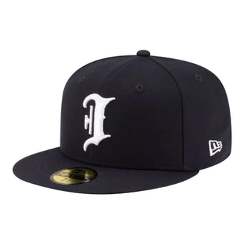Men's New Era  Navy Indianapolis Indians Authentic Collection 59FIFTY Fitted Hat