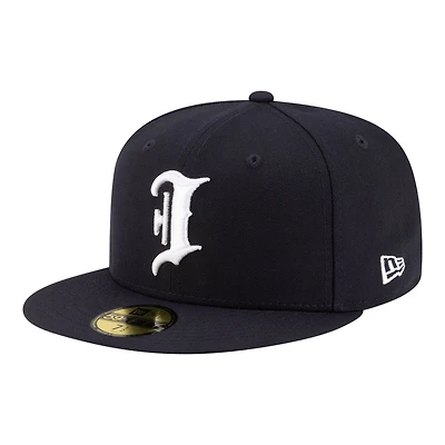 Men's New Era  Navy Indianapolis Indians Authentic Collection 59FIFTY Fitted Hat