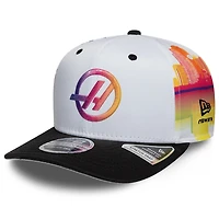 Men's New Era White Haas F1 Team 9SEVENTY Adjustable Hat