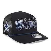 Men's New Era Black Dallas Cowboys Throwback Foam 19TWENTY Adjustable Hat