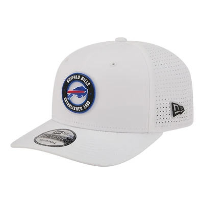 Men's New Era  White Buffalo Bills COOLERA 9SEVENTY Adjustable Hat
