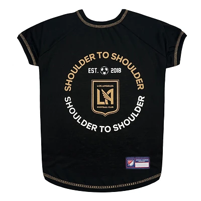 Black LAFC Pet T-Shirt