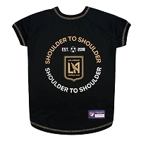 Black LAFC Pet T-Shirt